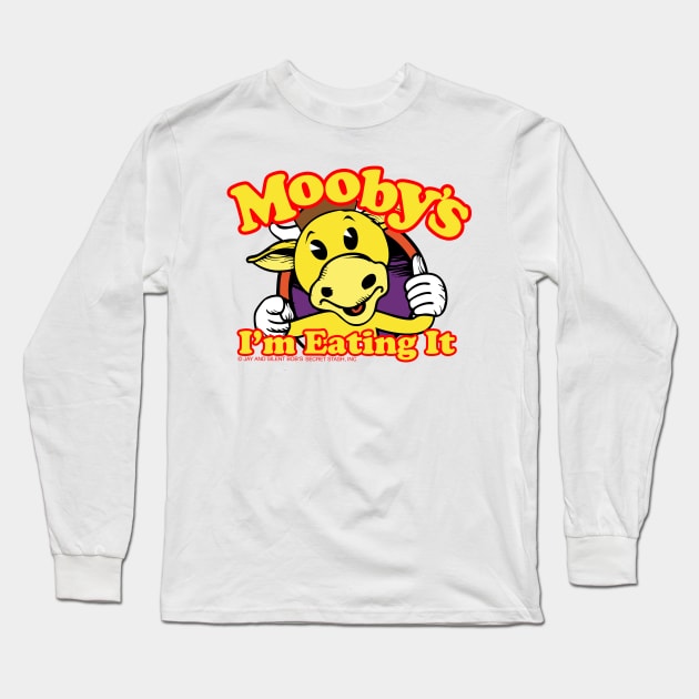 Jay and Silent Bob Clerks 2 Moobys: I'm Eating It! Long Sleeve T-Shirt by Meta Cortex